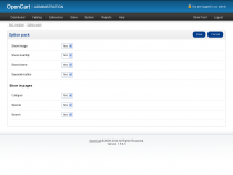 Option Pack - Opencart Module Screenshot 1