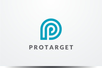 Pro Target Letter P Logo Screenshot 2